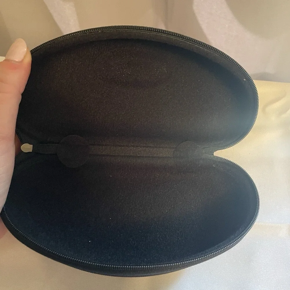 Oakley Sunglasses Eyeglass CaseBlack Zip Storage Hard Shell EUC